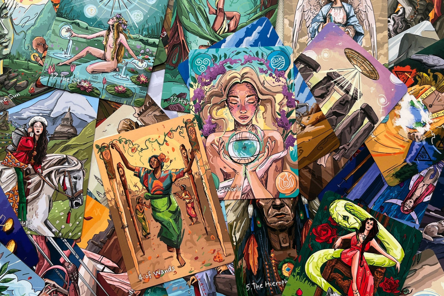 Tarot Deck Infinite Vine. Premium Quality