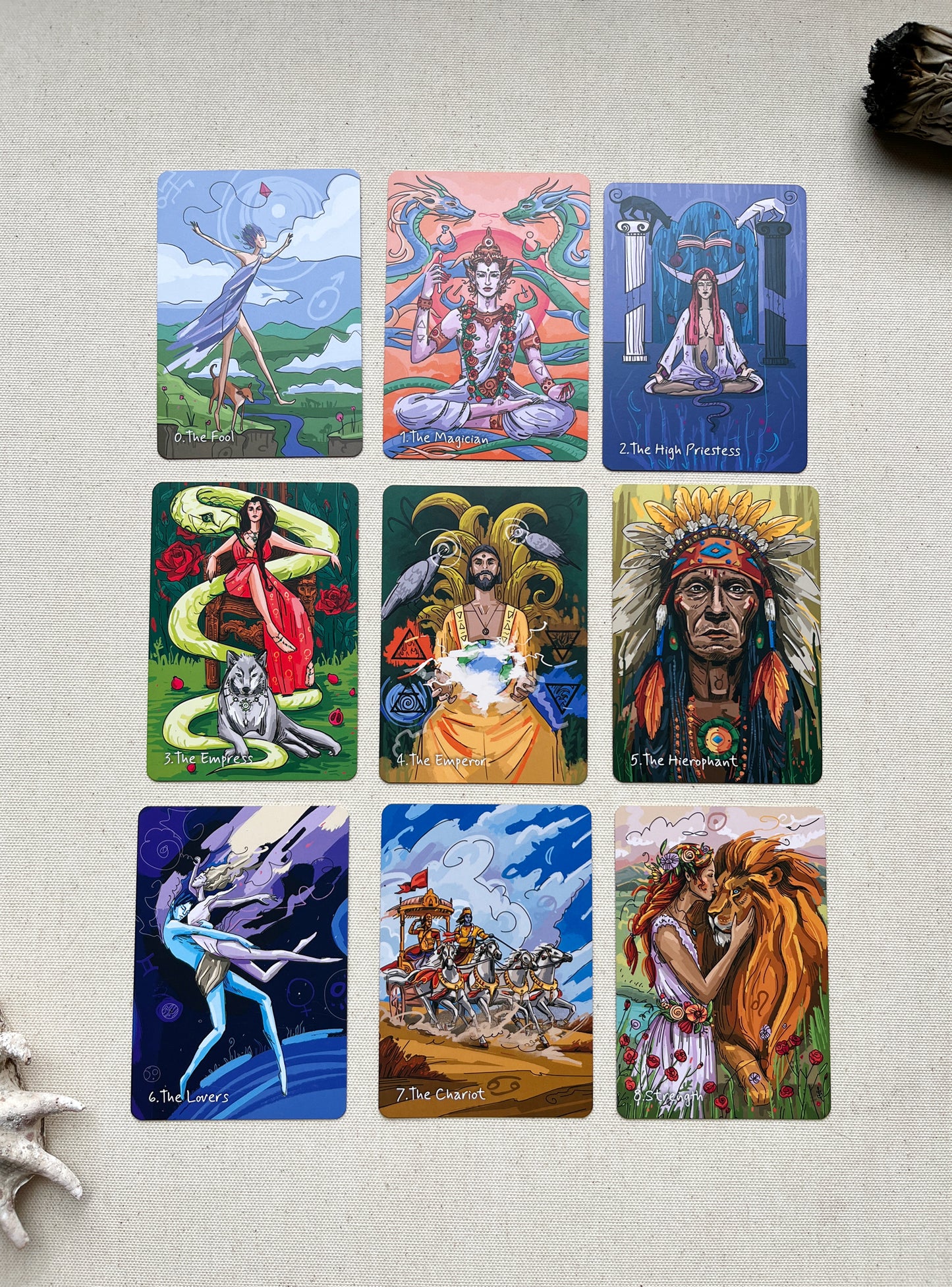 Tarot Deck Infinite Vine. Premium Quality